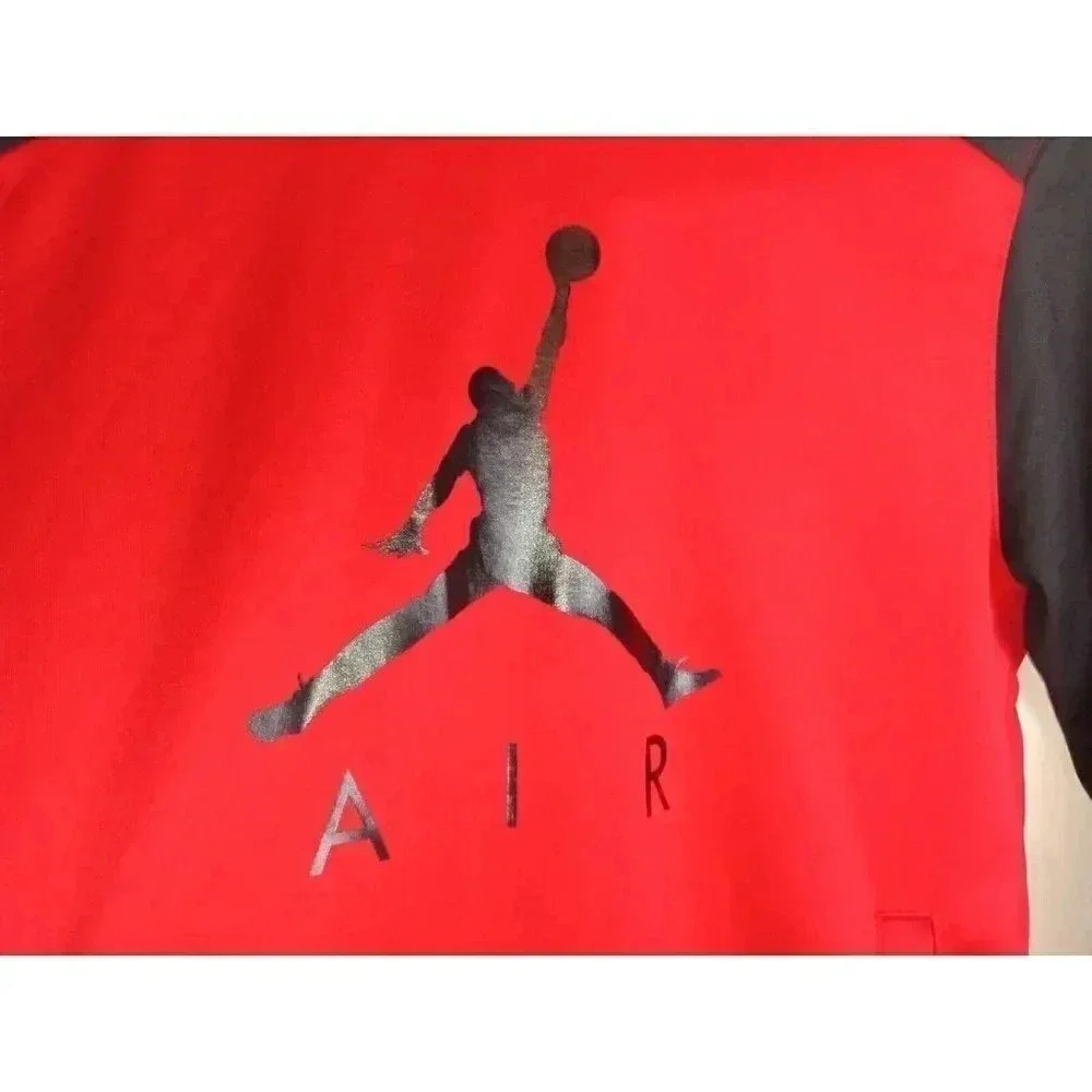 Jordan Therma- Fit Red & Black Hooded Sweatshirt Boy's/ Kid's Size XL - Picture 3 of 8